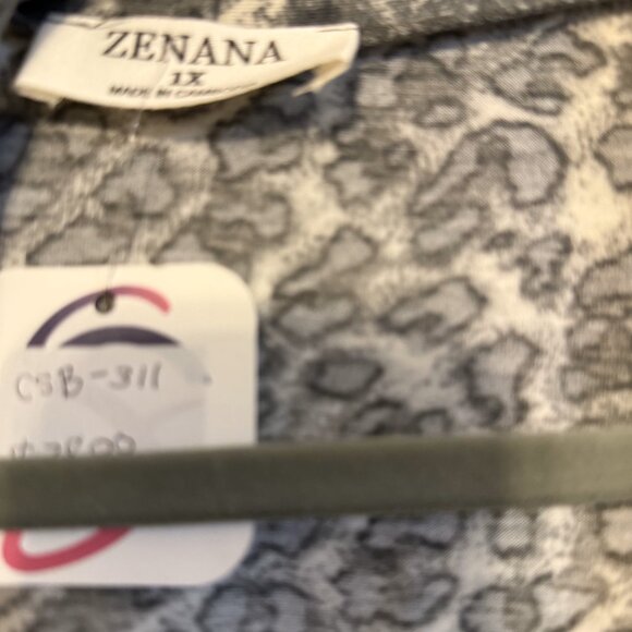 Zenana Leopard Print Cardigan – Plus Size 1X, NWT, Lightweight Statement Layer - Picture 4 of 4